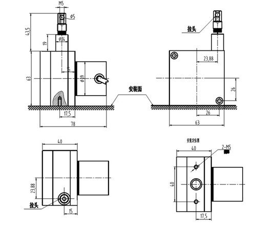 數(shù)字式拉繩(線)位移傳感器安裝調試事項